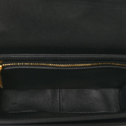 Celine Shiny Calfskin Teen Triomphe Black 6 of 10