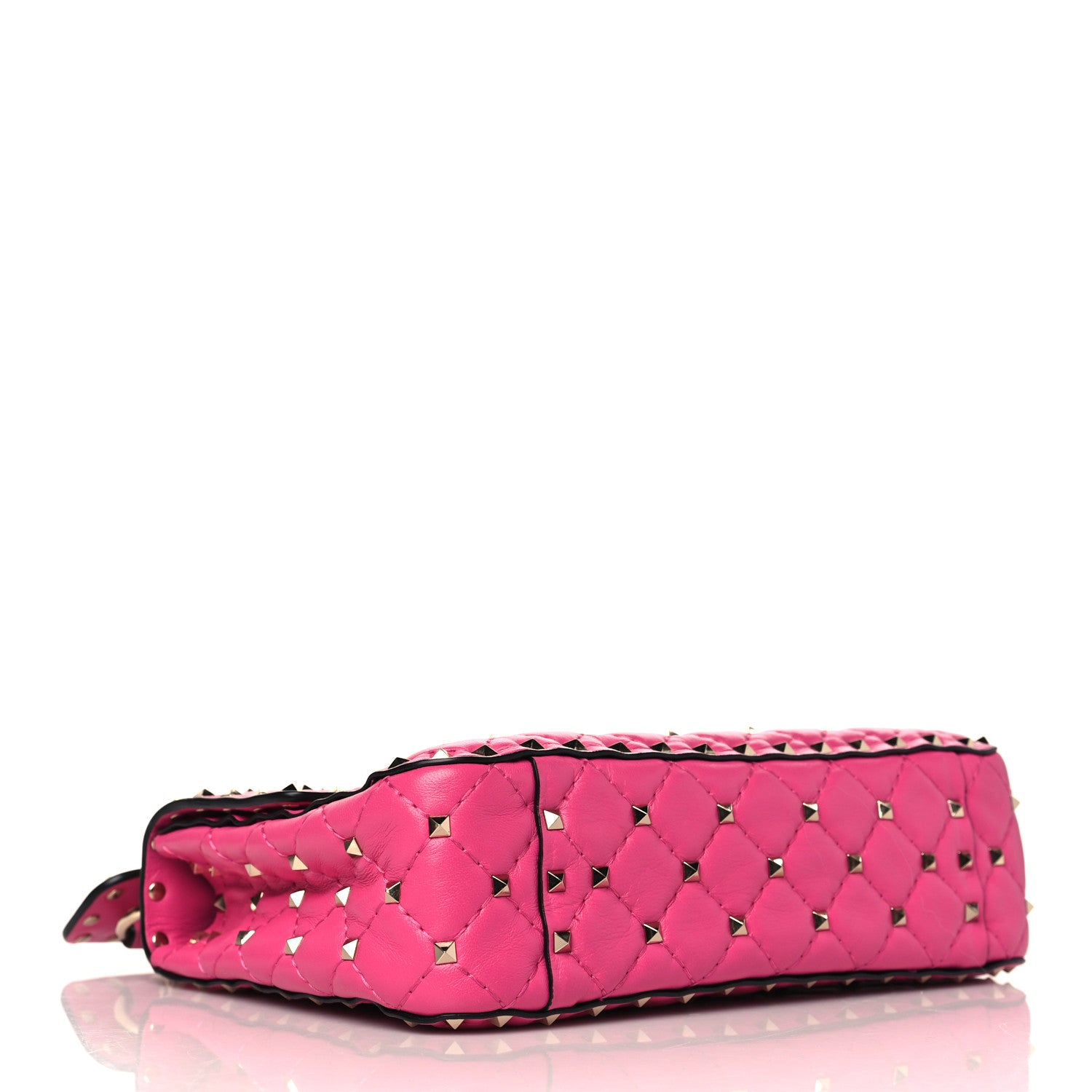 Valentino Garavani Nappa Medium Rockstud Spike Shoulder Bag Pink Orchid 4 of 9