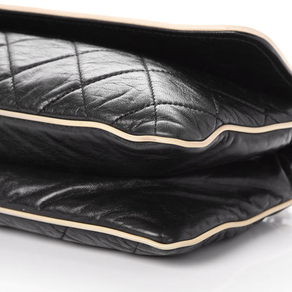 Chanel Lambskin East West Accordion Flap Black 20 of 23