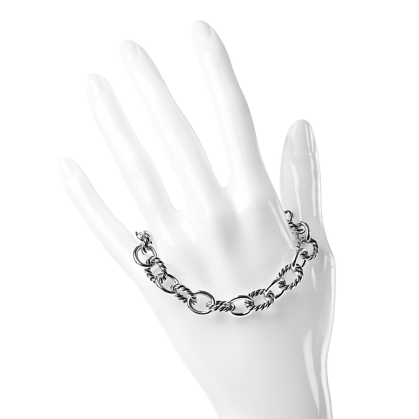 Sterling Silver 10mm Medium Oval Link Bracelet