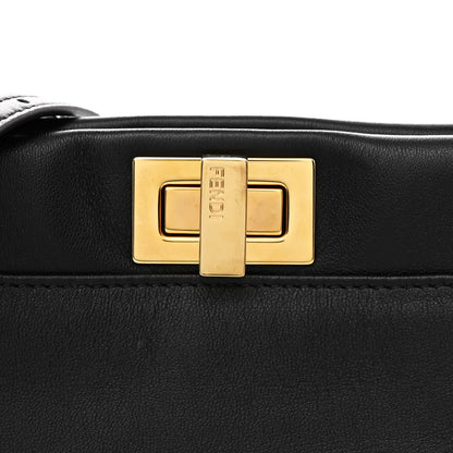 Fendi Nappa Mini Peekaboo Iconic Satchel Black 9 of 12