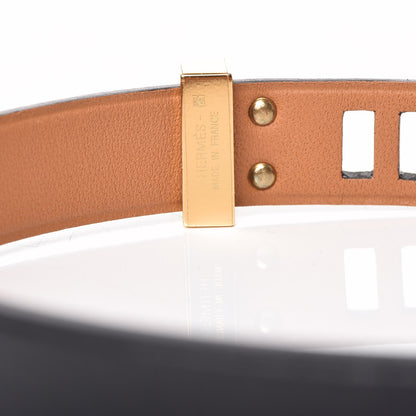 Hermes Swift Mini Dog Double Tour Bracelet T2 Black 5 of 6