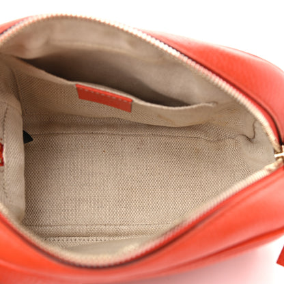 Gucci Pebbled Calfskin Small Soho Disco Bag Sun Orange 5 of 12