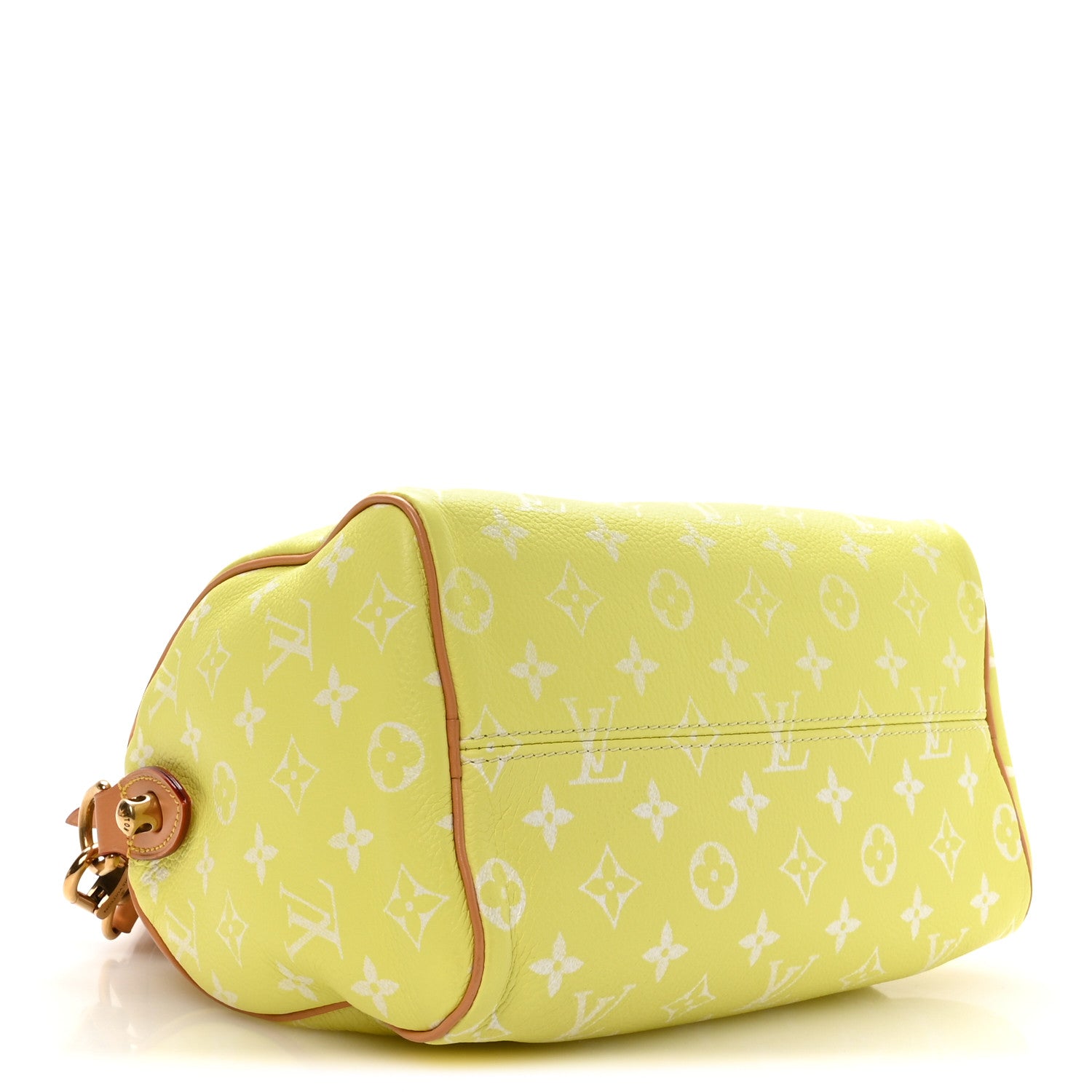 Louis Vuitton Calfskin Monogram Speedy P9 Bandouliere 25 Lemonade Yellow 5 of 12