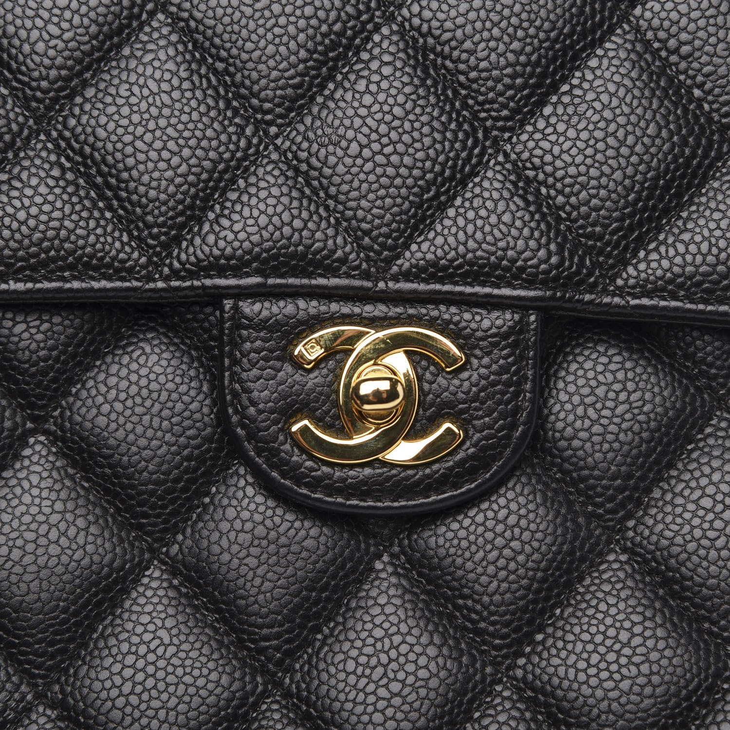 Chanel Caviar Jumbo Single Flap Black 11 of 14