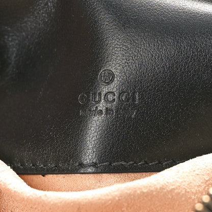 Gucci Calfskin Matelasse Mini GG Marmont Crossbody Bag Black 6 of 10
