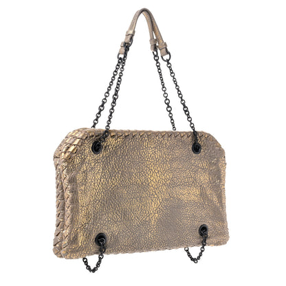 Bottega Veneta Metallic Cervo Illusion Duo Bronze 2 of 12