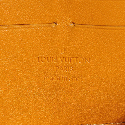 Louis Vuitton Monogram Denim Zippy Wallet Blue 6 of 7