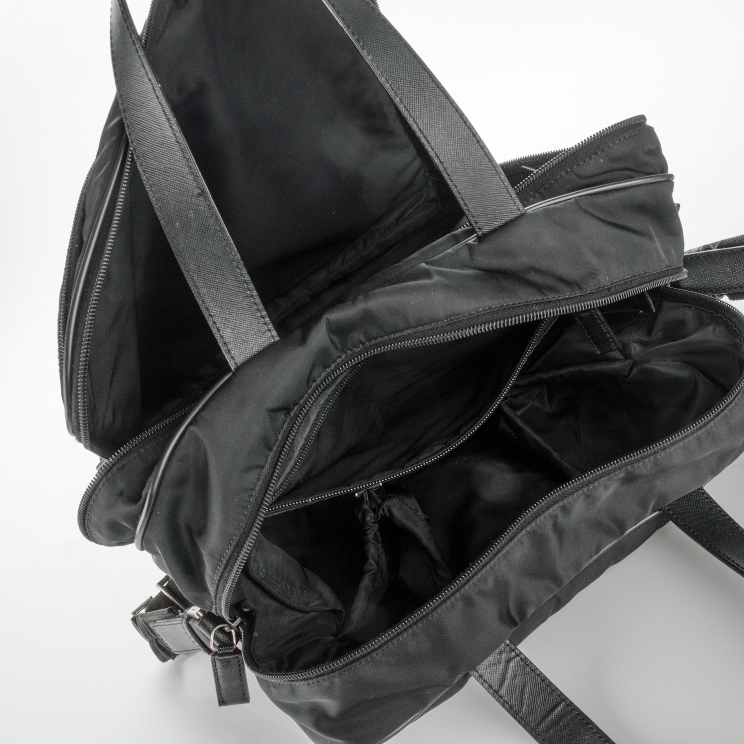 Prada Tessuto Nylon Vela Diaper Bag Black 6 of 8