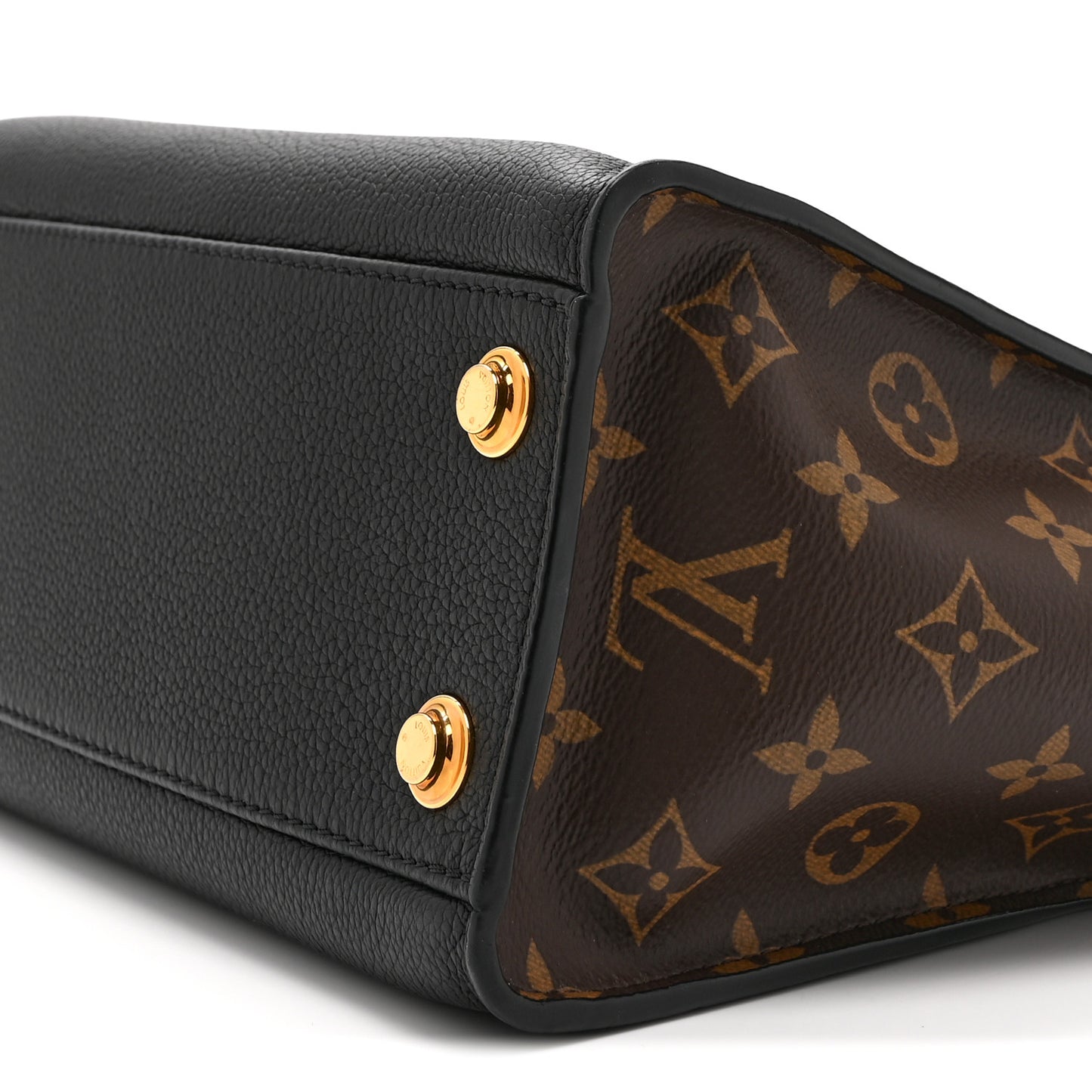 Calfskin Monogram On My Side PM Black