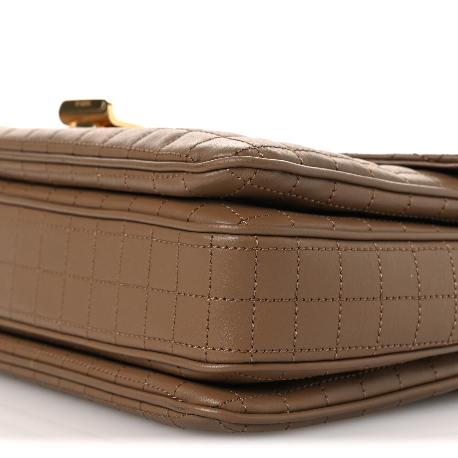 Celine Calfskin Quilted Medium C Bag Beige 11 of 13
