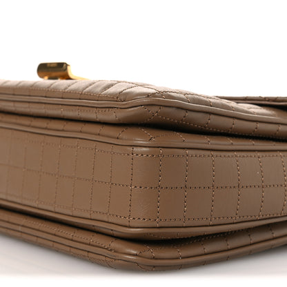 Celine Calfskin Quilted Medium C Bag Beige 11 of 13