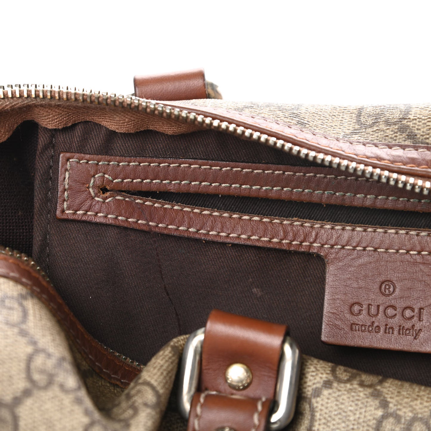 GG Plus Monogram Medium Joy Boston Brown