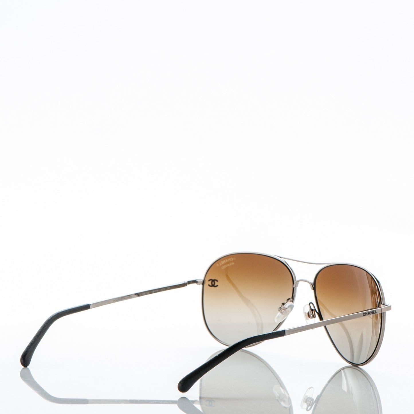 Polarized CC Aviator Sunglasses 4189-T-Q Brown