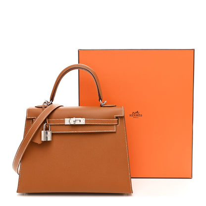 Hermes Epsom Kelly Sellier 25 Gold 9 of 9