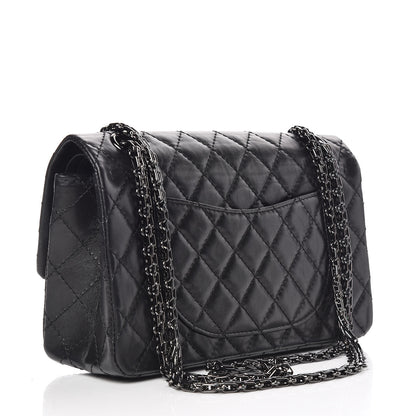 Chanel Aged Calfskin Quilted 2.55 Reissue 225 Flap So Black 3 of 13