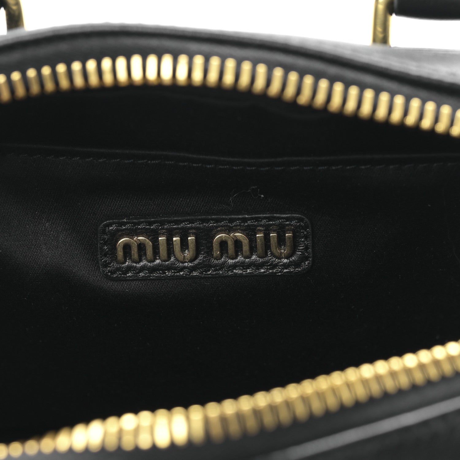 Miu Miu Nappa Matelasse Small Arcadie Black 6 of 9