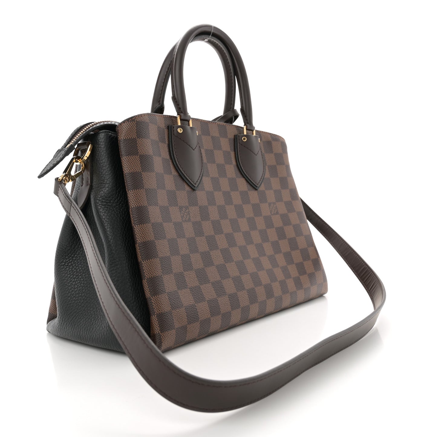 Cuir Taurillon Damier Ebene Normandy Black