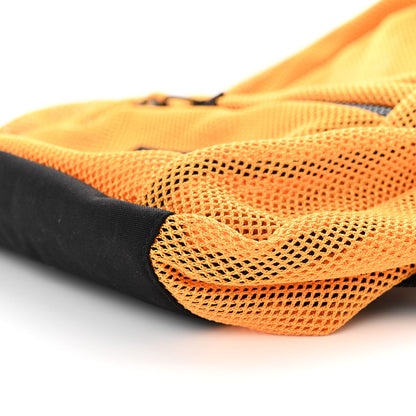 Saint Laurent Nylon Mesh SLP Backpack Jaune 9 of 10
