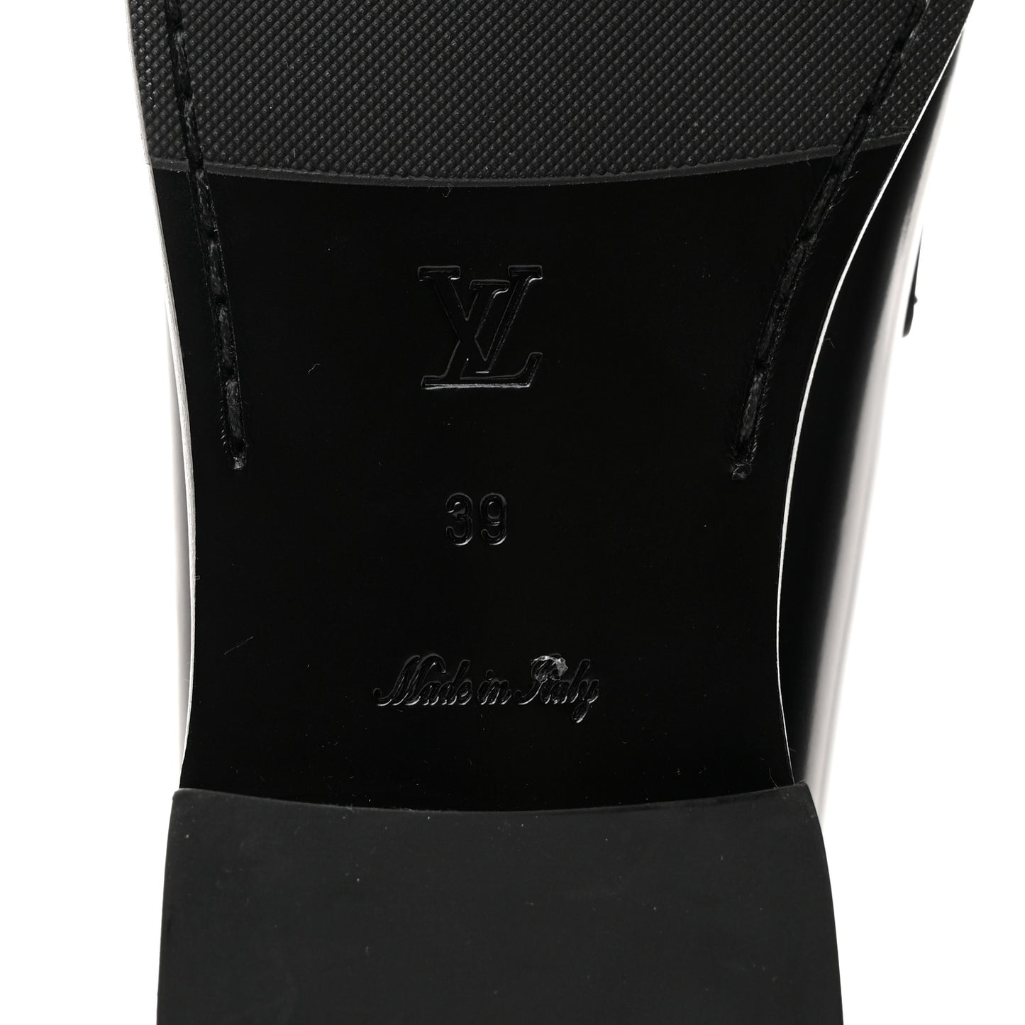 Glazed Calfskin Chess Flat Loafer 39