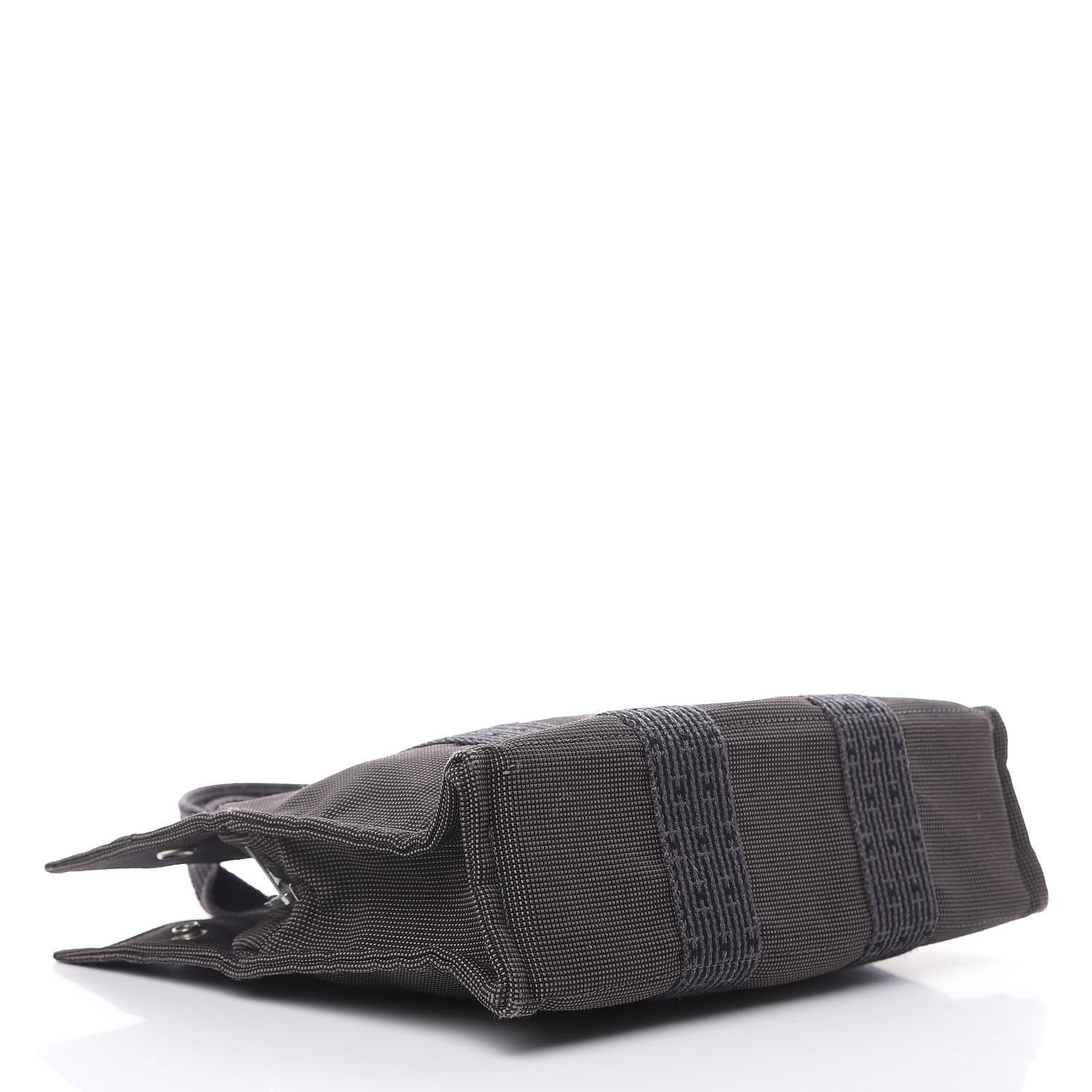 Hermes Canvas Herline PM Tote Grey 4 of 9