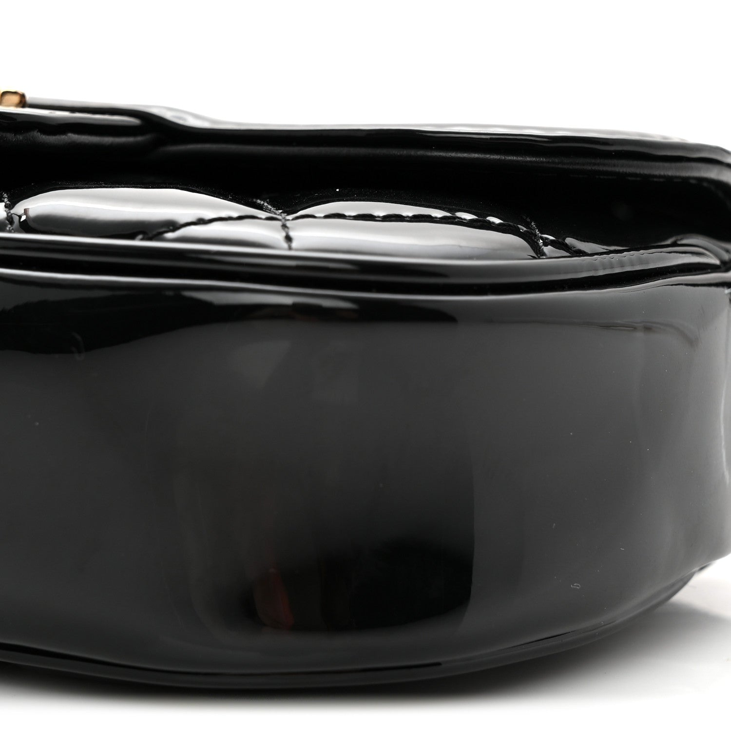 Chanel Patent Calfskin Quilted Mini Clutch Black 11 of 13