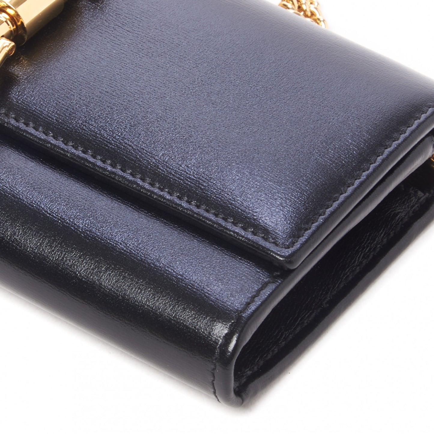 Calfskin Jackie 1961 Chain Wallet Black