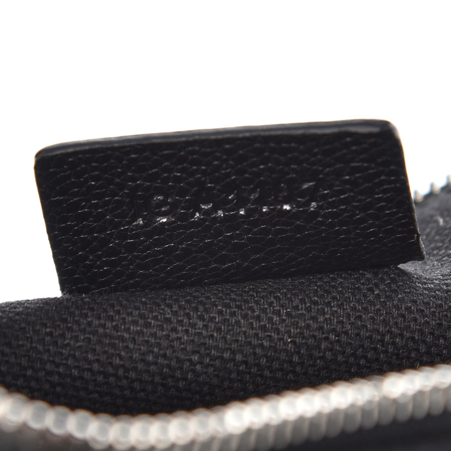 Sugar Goatskin Large Antigona Pouch Black