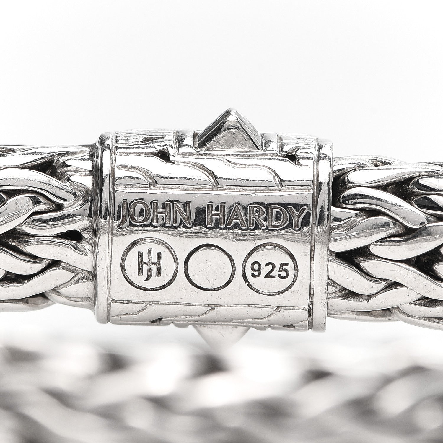 John Hardy Sterling Silver Black Sapphire 10mm Classic Chain Bracelet 2 of 5