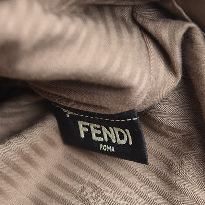 Fendi Vitello Elite Flamingo Petite 2Jours Tote Seppia 8 of 10