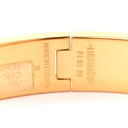 Hermes Enamel Narrow Clic Clac H Bracelet PM Black 4 of 5