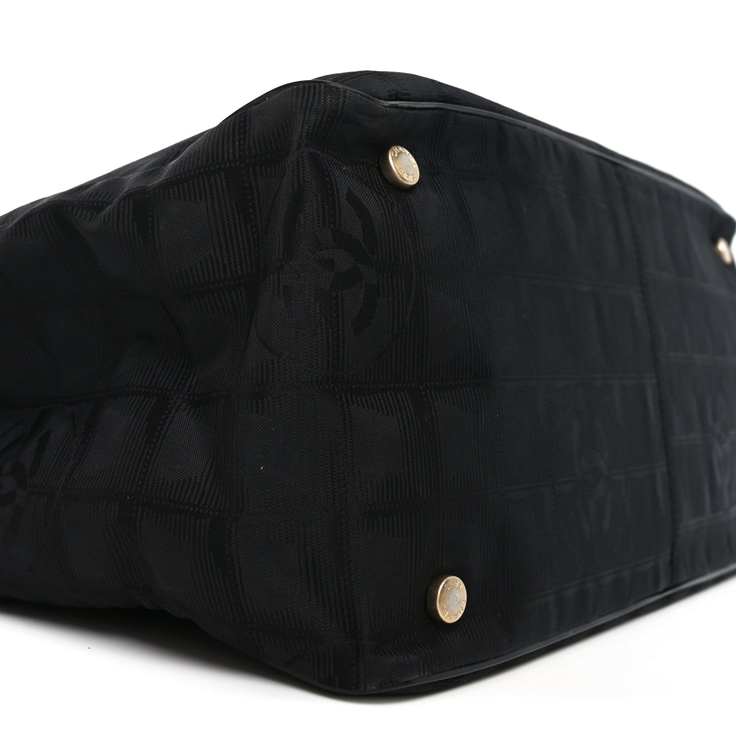 Chanel Nylon Large Travel Tote Black 9 of 10