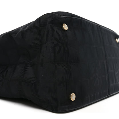 Chanel Nylon Large Travel Tote Black 9 of 10