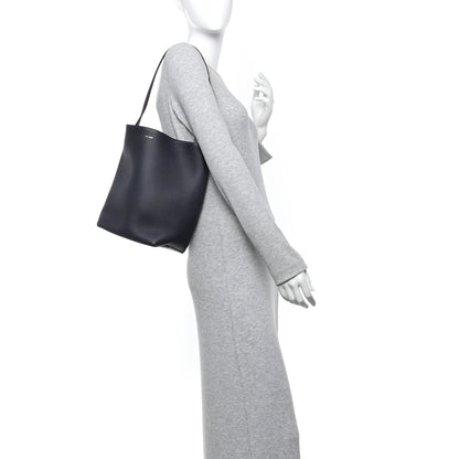 The Row Grained Calfskin Medium N/S Park Tote Marine 2 of 11