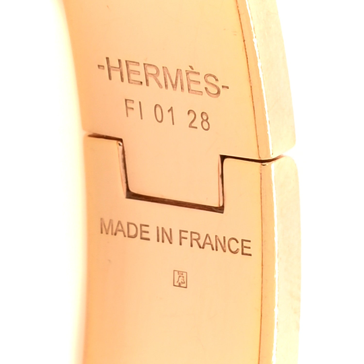 Hermes Enamel Narrow Clic Clac H Bracelet PM Rouge Baroque 3 of 5