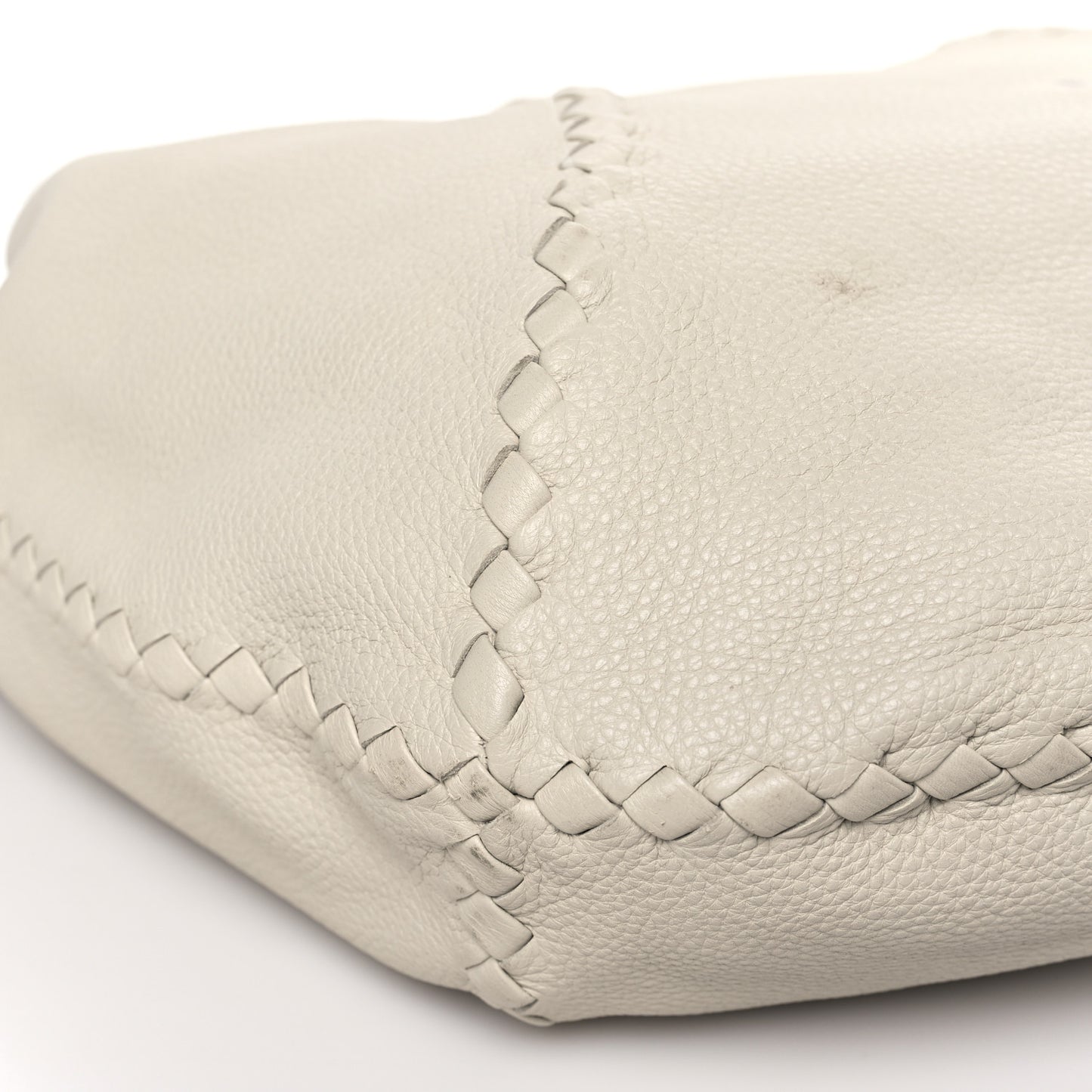 Cervo Deerskin Large Hobo White