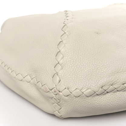 Bottega Veneta Cervo Deerskin Large Hobo White 9 of 11