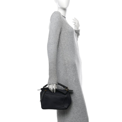 Loewe Calfskin Small Puzzle Bag Marine 2 of 11