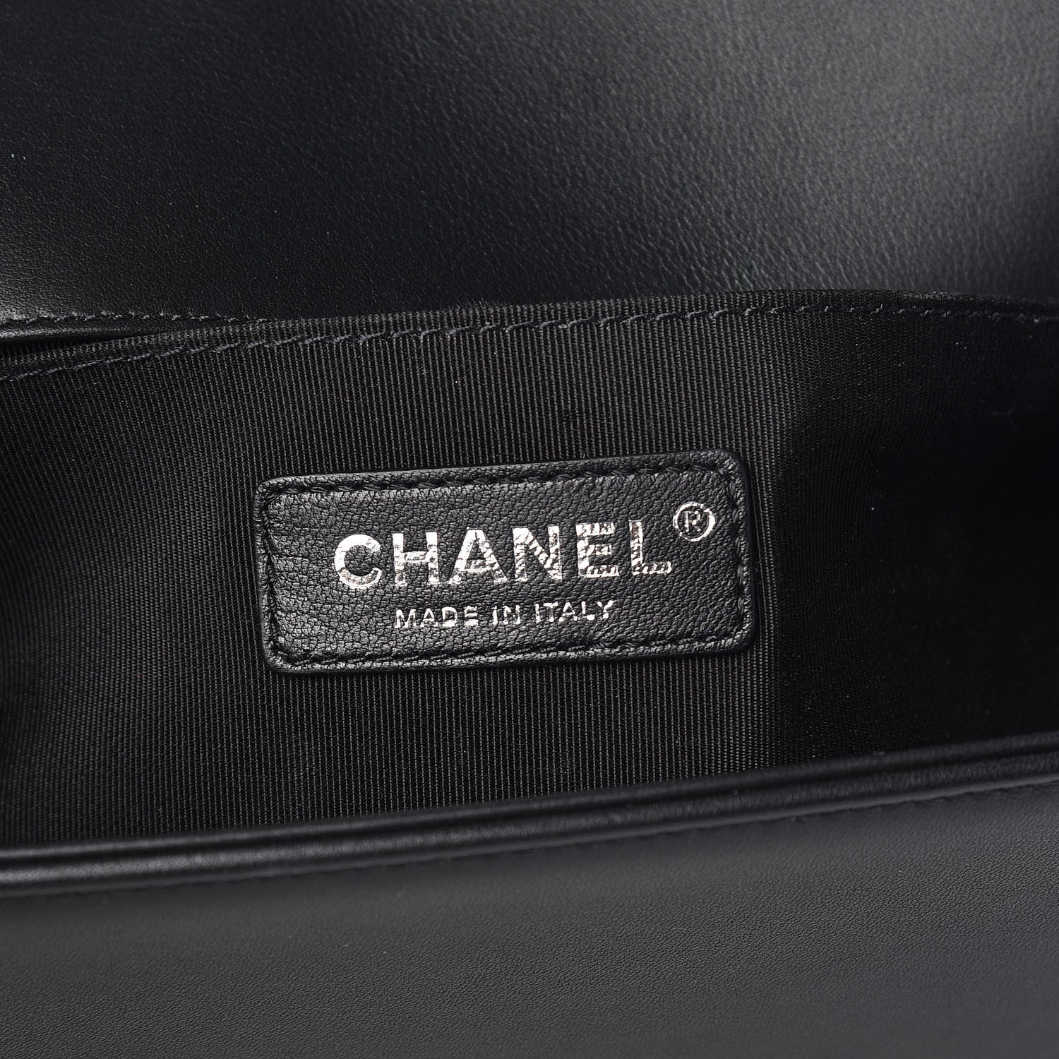 Chanel Calfskin Quilted Medium Boy Flap Black 8 of 11