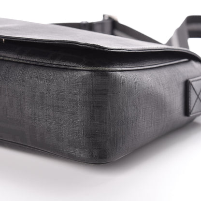 Fendi Zucca Spalmati Messenger Black 10 of 14