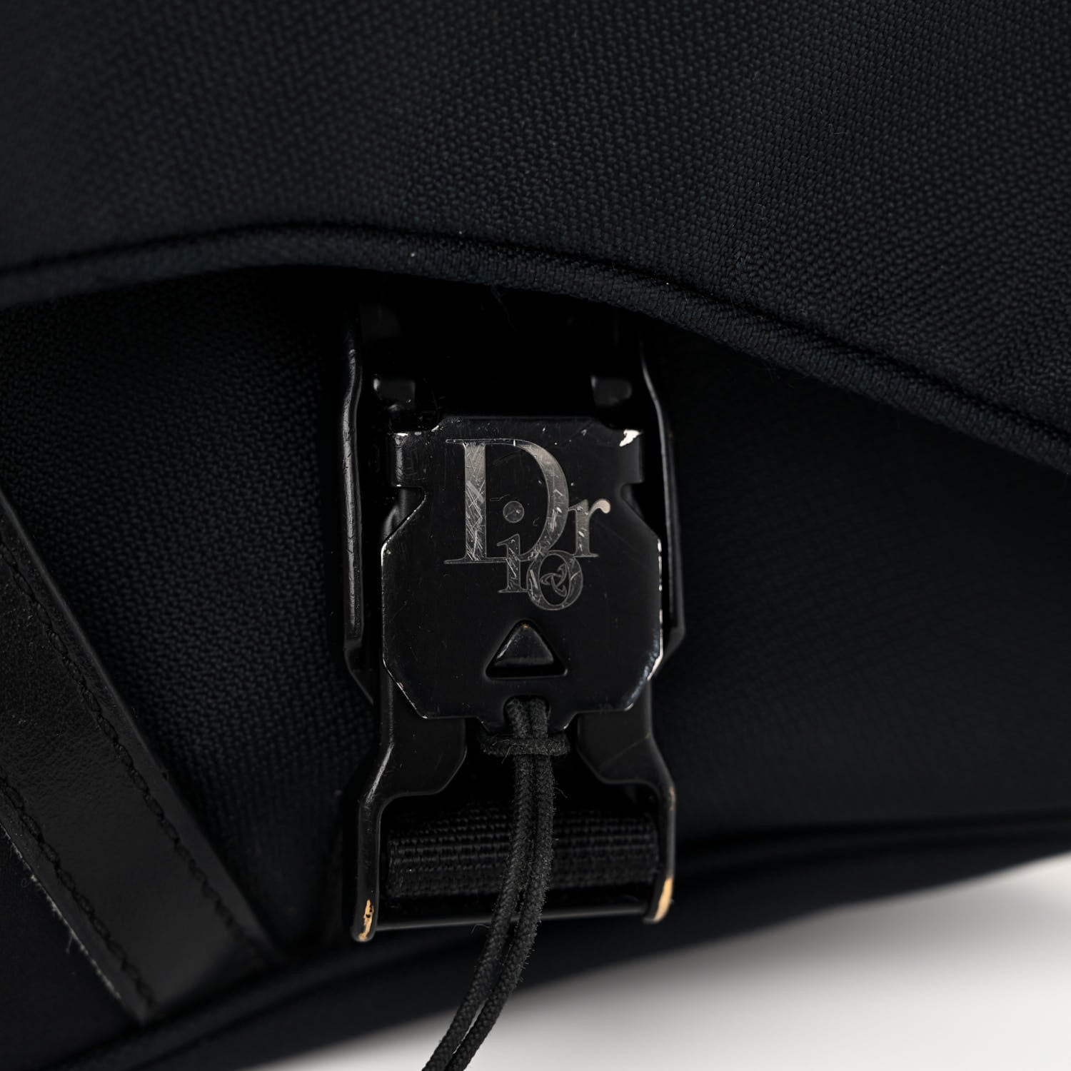 Christian Dior X MYSTERY RANCH Cordura Nylon Calfskin Saddle Messenger Bag Black 10 of 11