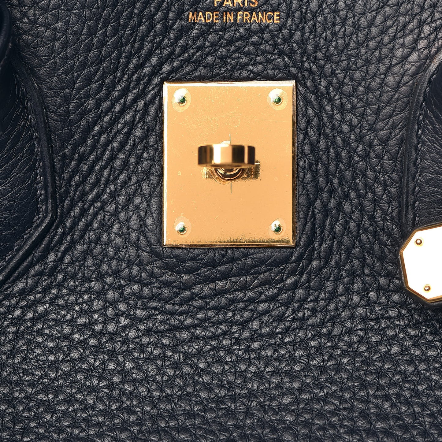 Taurillon Clemence Birkin 35 Bleu Indigo