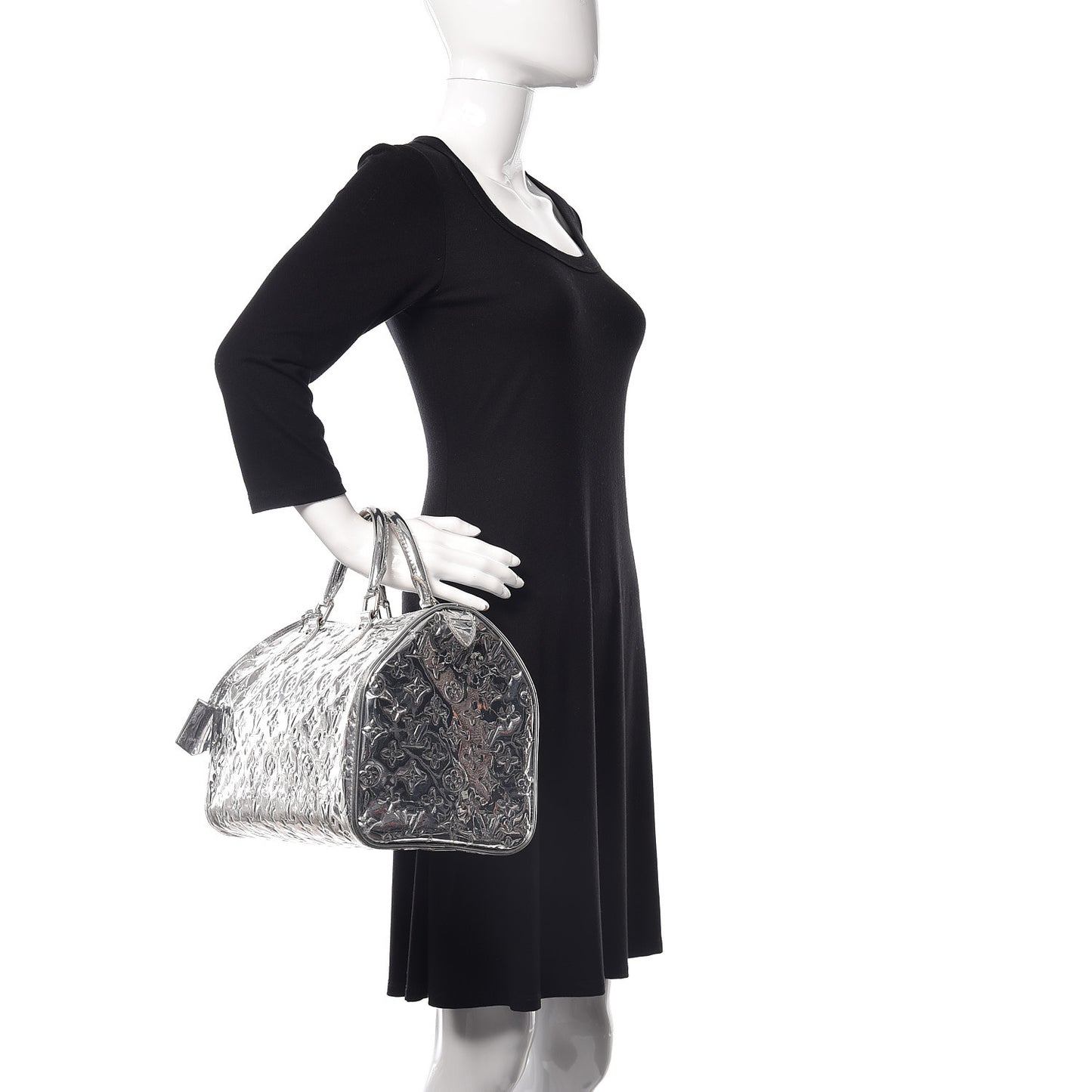 Monogram Miroir Speedy 30 Silver