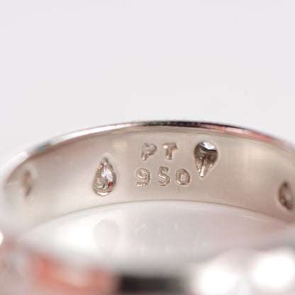 Tiffany Platinum Diamond 4mm Etoile Band Ring 50 5.25 4 of 5