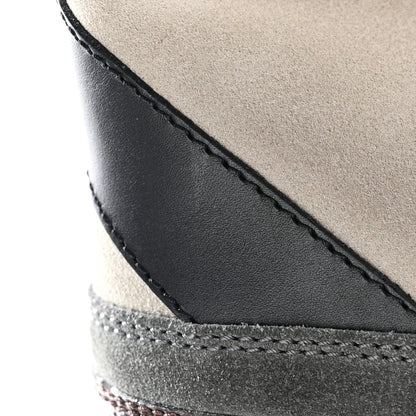 Louis Vuitton Suede Calfskin Monogram Laureate Platform Desert Boots 37 Grey 10 of 12