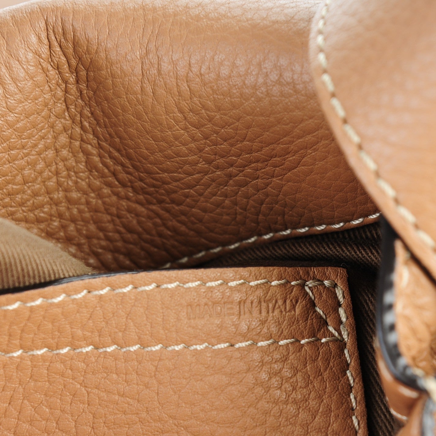 Chloe Calfskin Medium Marcie Round Crossbody Bag Nut 7 of 9