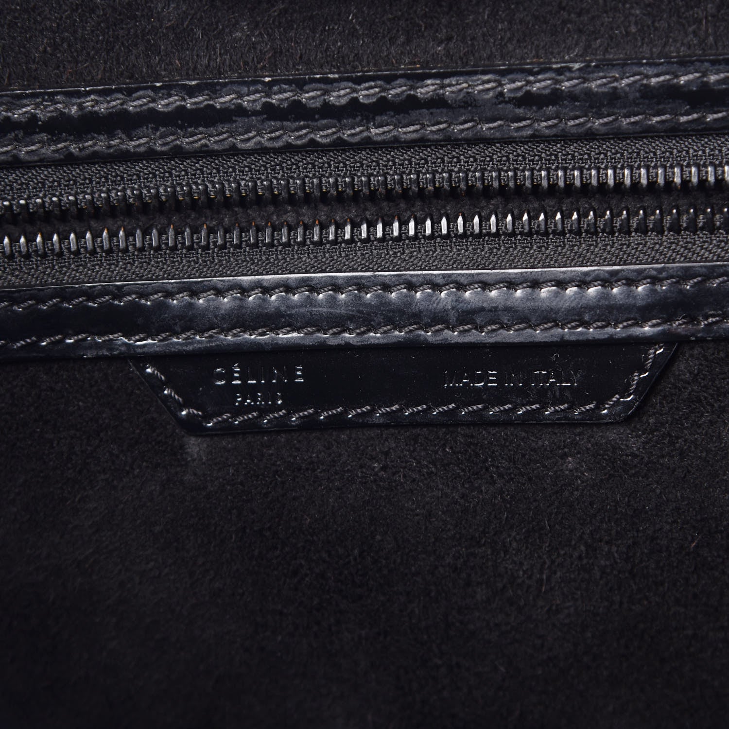 Celine Spazzolato Calfskin Mini Luggage Black 6 of 21