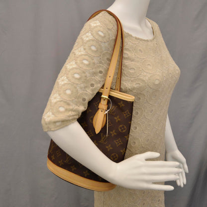 Louis Vuitton Monogram Petit Bucket 23 2 of 7