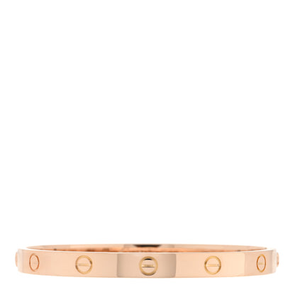 Cartier 18K Pink Gold LOVE Bracelet 18 1 of 3