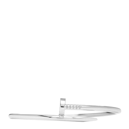 Cartier 18K White Gold Juste Un Clou Bracelet 19 1 of 3